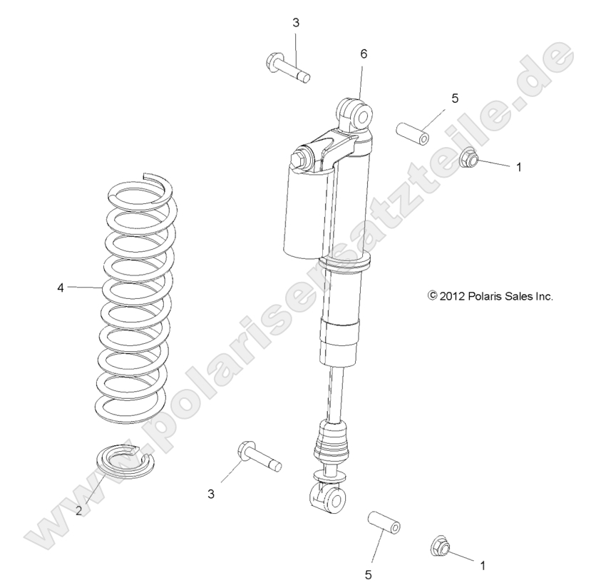 SUSPENSION, FRONT SHOCK MOUNTING SUSPENSION, FRONT SHOCK MOUNTING