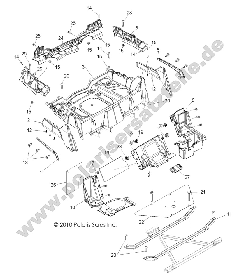 BODY, REAR RACK and FENDERS BODY, REAR RACK and FENDERS