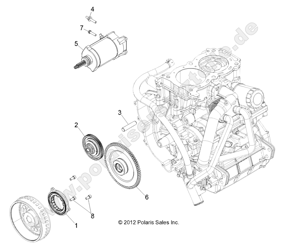 ENGINE, STARTER and DRIVE ENGINE, STARTER and DRIVE