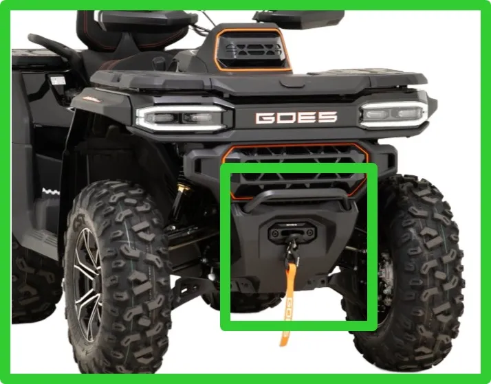 TMP Kennzeichenhalter vorne / Nummernschildhalterung klappbar - GOES Terrox 1000 Touring 2025-