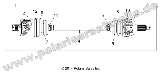Drive Train, Rear Half Shaft Drive Train, Rear Half Shaft