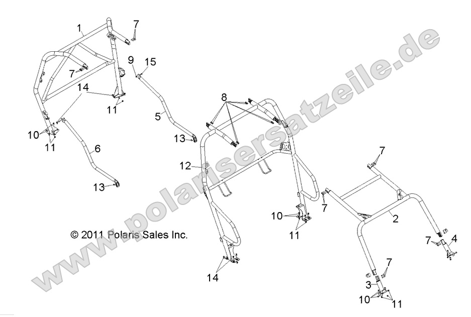 CHASSIS, CAB FRAME and SIDE BARS CHASSIS, CAB FRAME and SIDE BARS