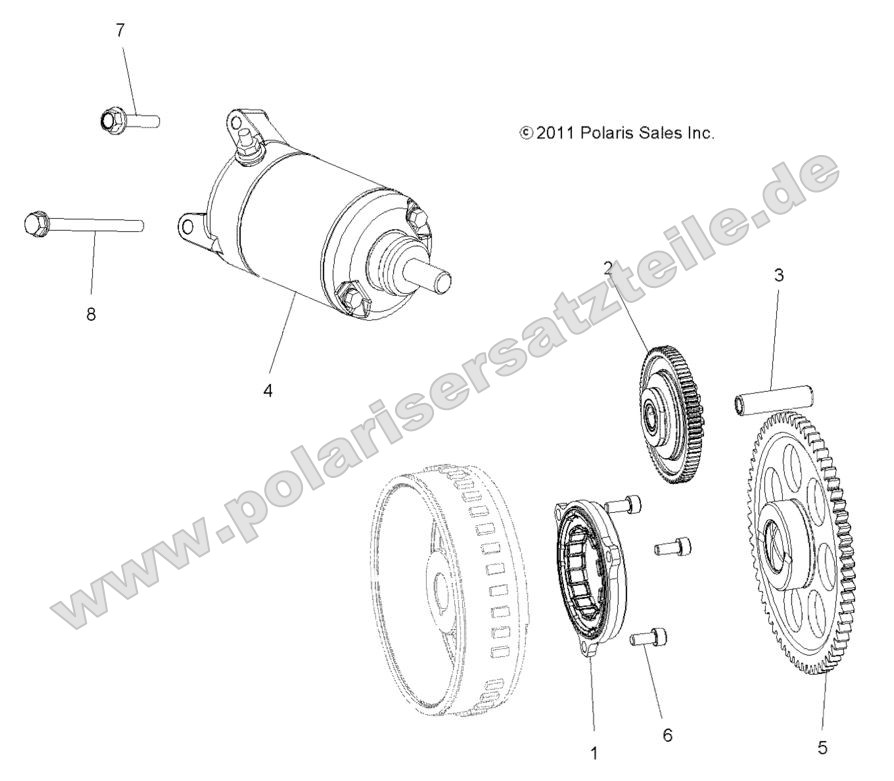ENGINE, STARTER DRIVE ENGINE, STARTER DRIVE