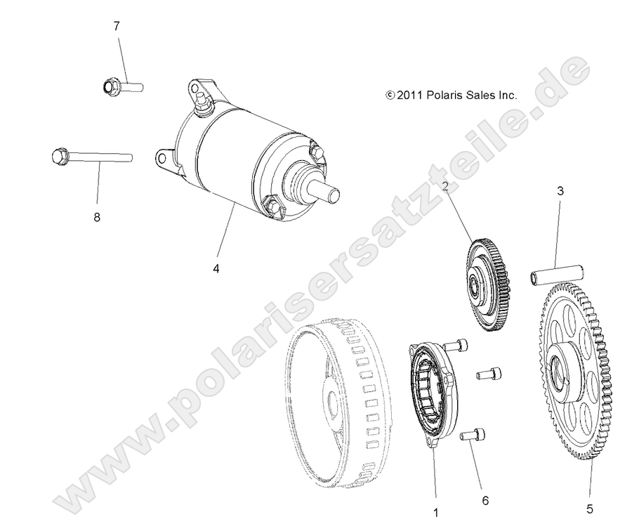 ENGINE, STARTER DRIVE ENGINE, STARTER DRIVE