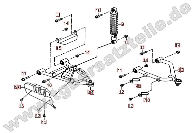 Federbein vorne Federbein vorne