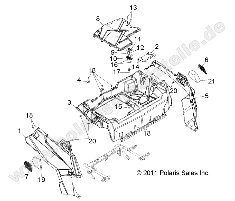 BODY, REAR RACK and FENDERS BODY, REAR RACK and FENDERS