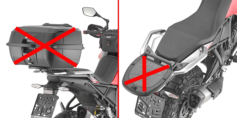 Givi Topcaseträger für Monokey und Monolock Koffer - QJ Motor SRT 450 RX 2026 - SR9702