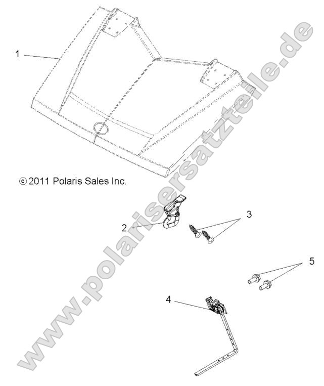Body, Hood Latch