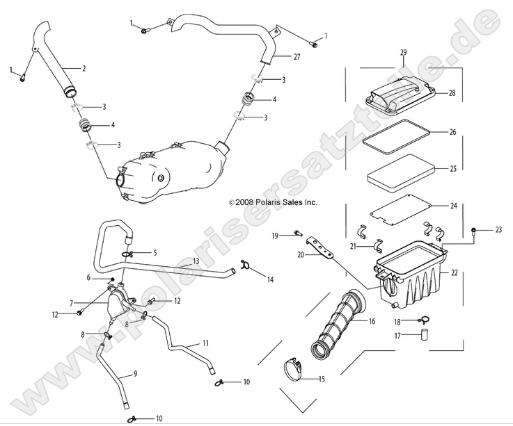 ENGINE, AIR INTAKE SYSTEM ENGINE, AIR INTAKE SYSTEM