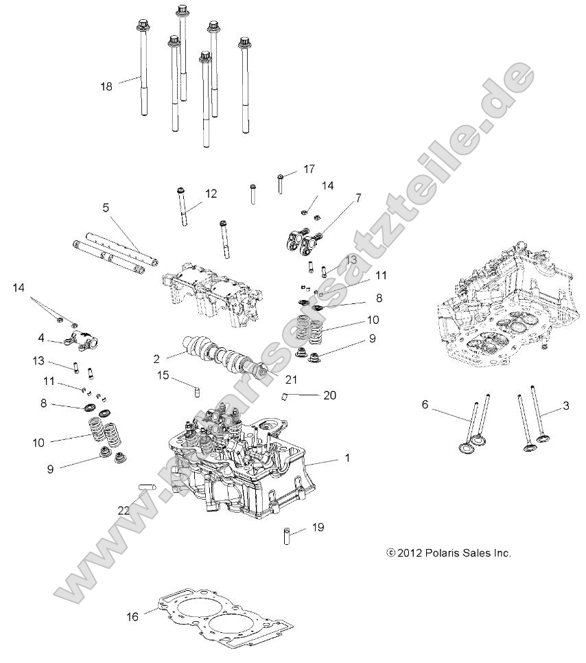 Engine, Cylinder Head, Cam and Valves Engine, Cylinder Head, Cam and Valves