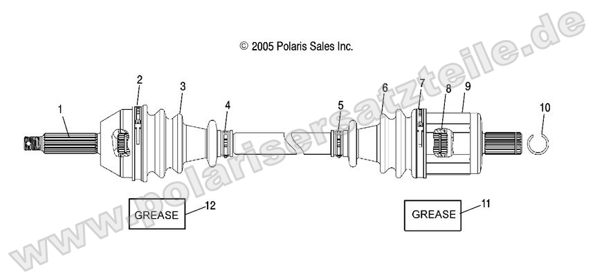 Drive Shaft, Front