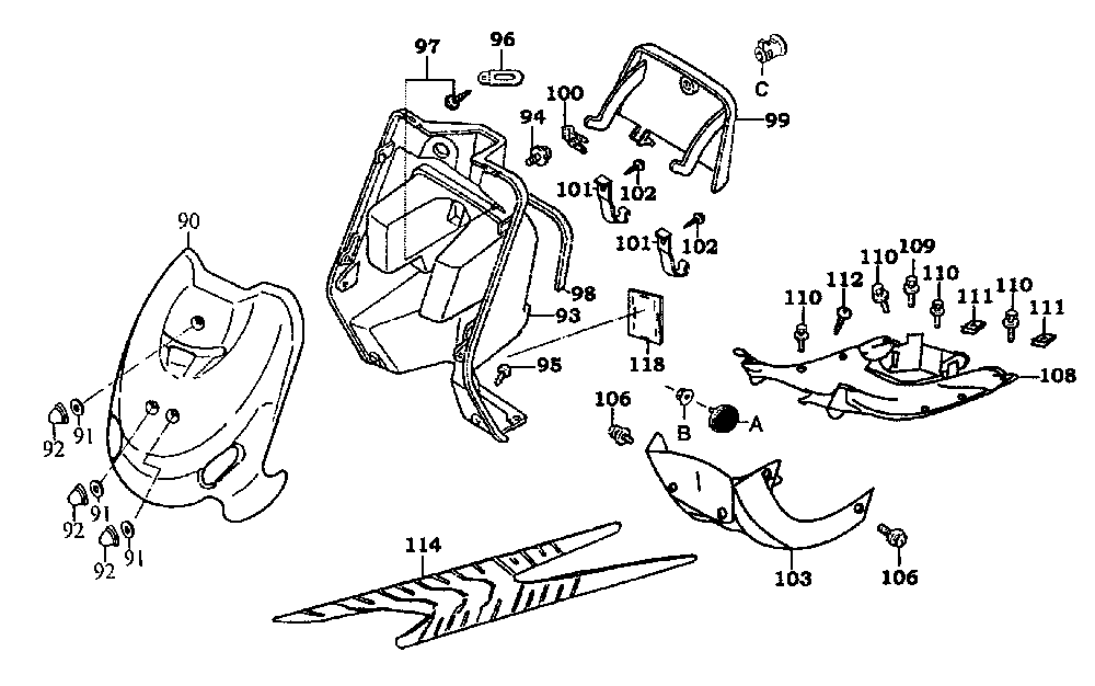 Verkleidungen, Handschuhfach Verkleidungen, Handschuhfach