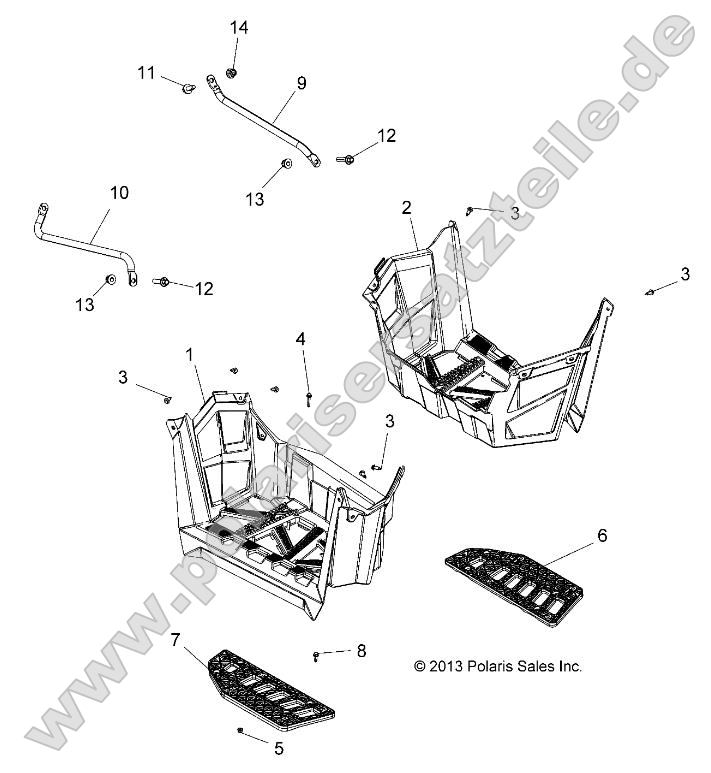 Body, Footwells Body, Footwells