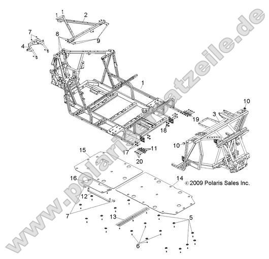 CHASSIS, MAIN FRAME and SKID PLATE