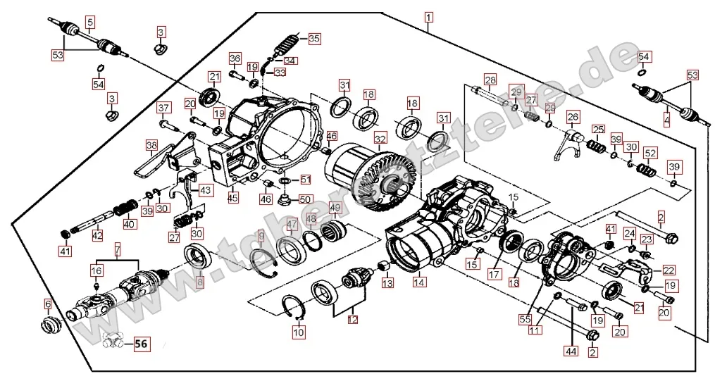 Differenzial vorne Differenzial vorne