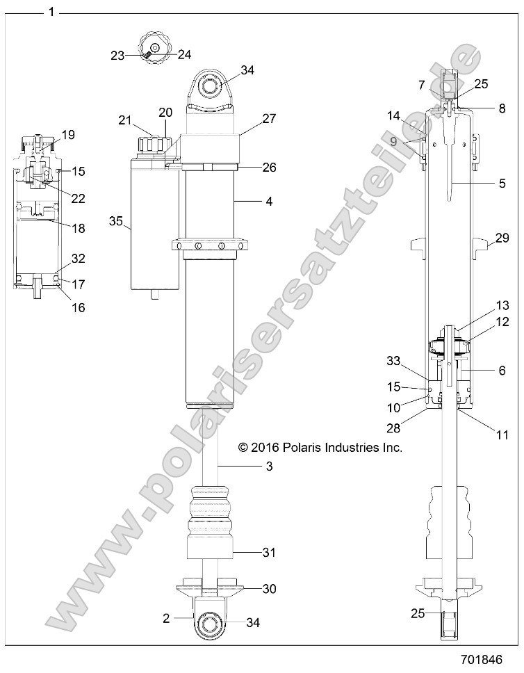 Suspension, Rear Shock Internals Suspension, Rear Shock Internals