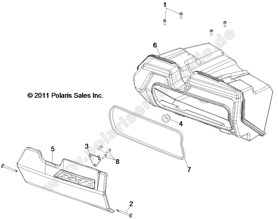 BODY, GLOVEBOX BODY, GLOVEBOX