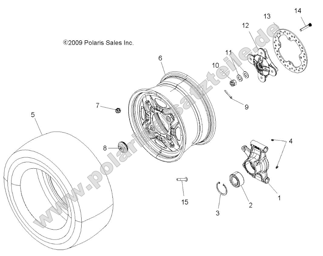 Wheels, Rear and Hub (A17SVT95C2) Wheels, Rear and Hub (A17SVT95C2)