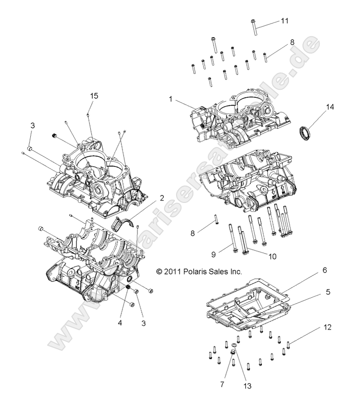 ENGINE, CRANKCASE ENGINE, CRANKCASE