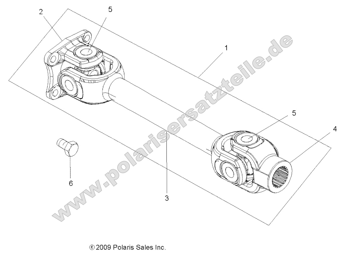 Drive Train, Prop Shaft, Rear Drive Train, Prop Shaft, Rear