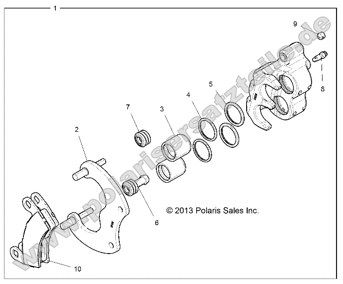 Brakes, Rear Caliper Brakes, Rear Caliper