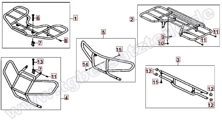 Gepäckträger vo. und hi.
