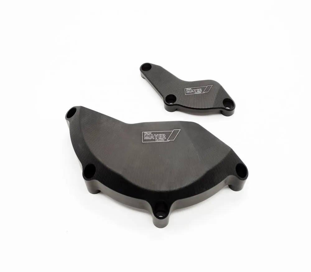 Racing CNC Motordeckelschutz Set schwarz Yamaha YZF R6 2006-19