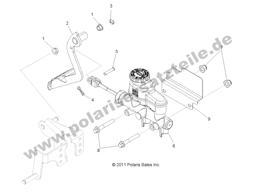 BRAKES, PEDAL and MASTER CYLINDER BRAKES, PEDAL and MASTER CYLINDER