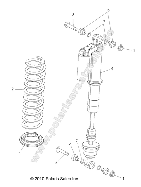 SUSPENSION, FRONT SHOCK MOUNTING SUSPENSION, FRONT SHOCK MOUNTING