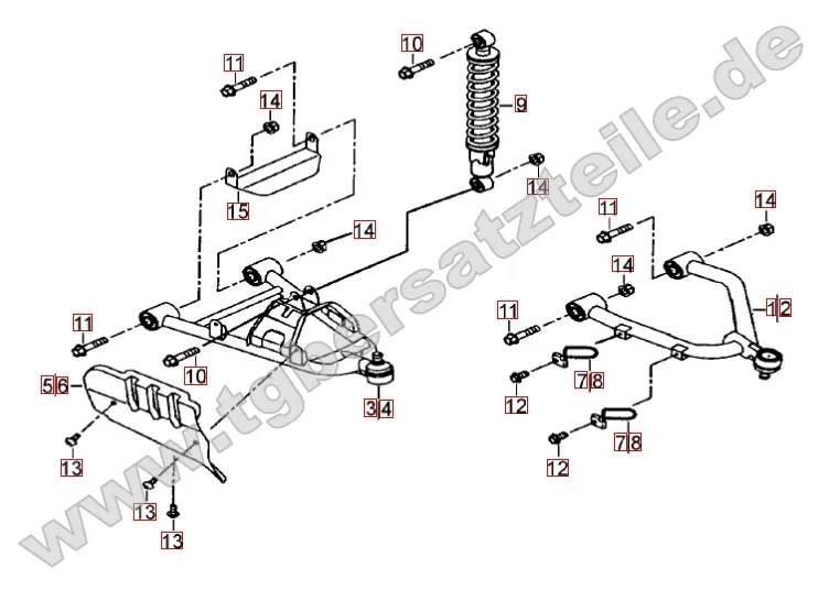Federbein vorne Federbein vorne