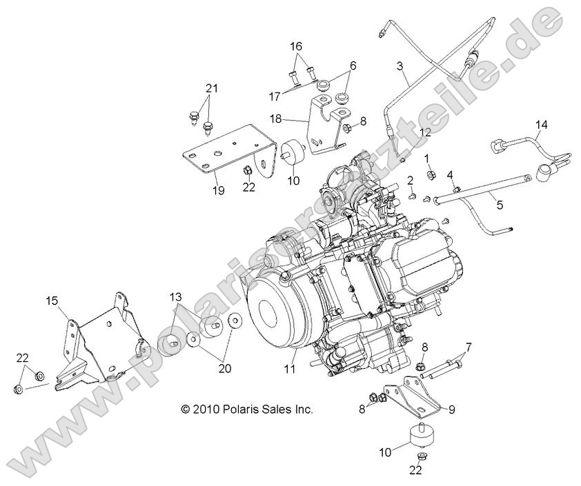 Engine, Mounting