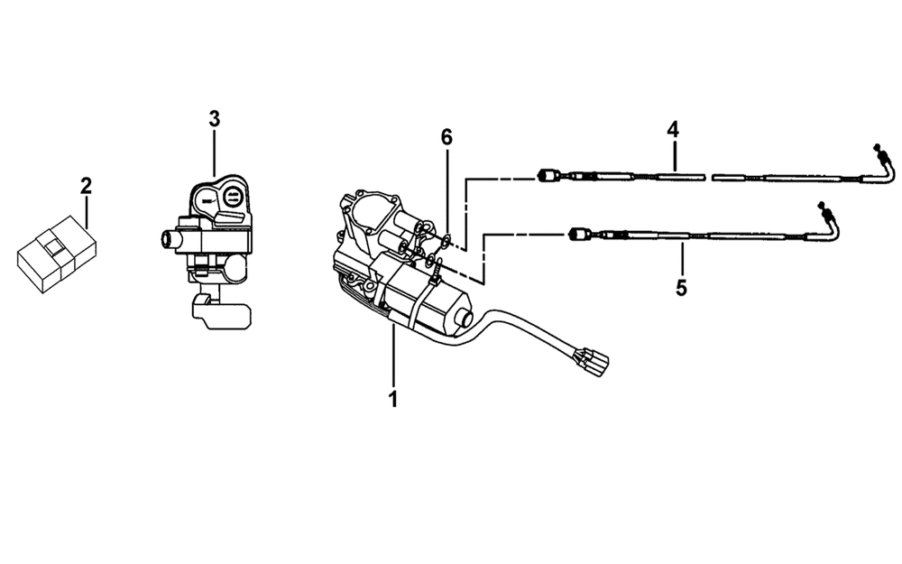 Stellmotor, Schalter & Kontrolleinheit Getriebe vo. Stellmotor, Schalter & Kontrolleinheit Getriebe vo.