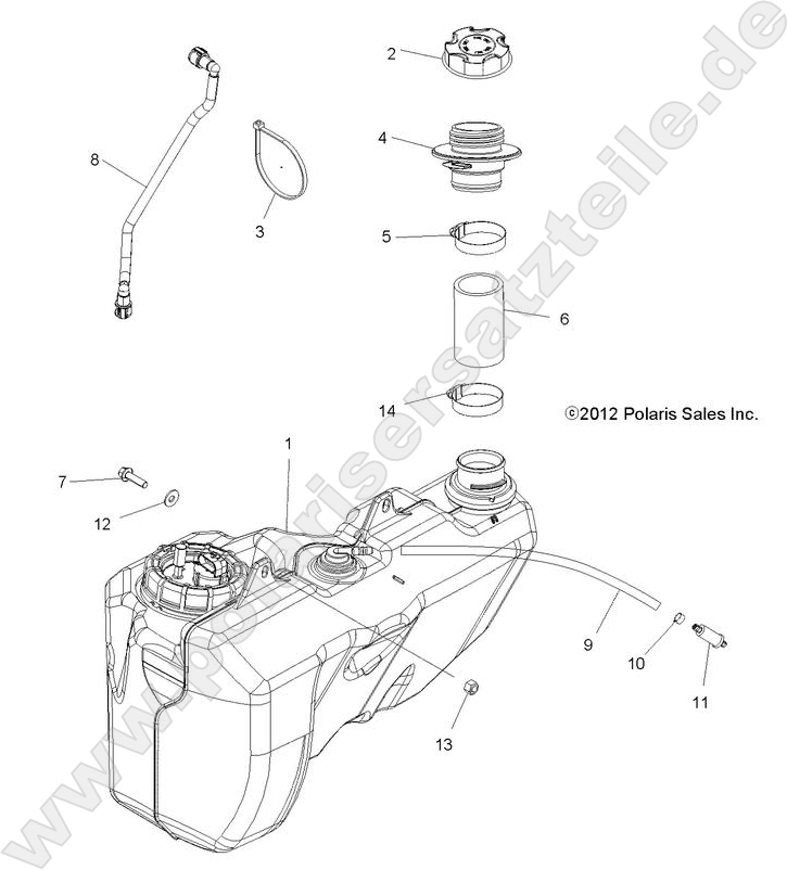 BODY, FUEL TANK BODY, FUEL TANK