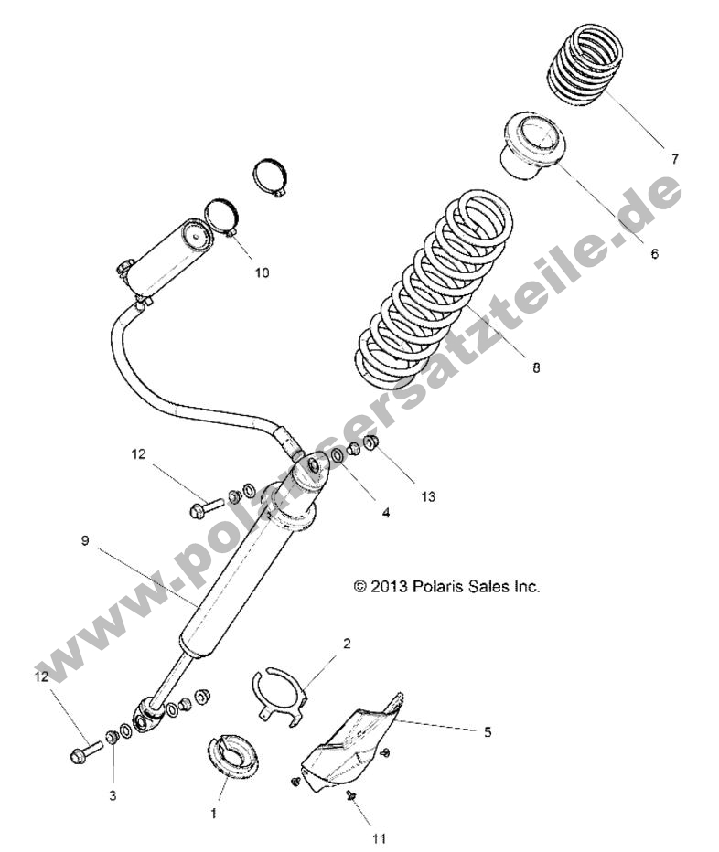 SUSPENSION, REAR SHOCK MOUNTING SUSPENSION, REAR SHOCK MOUNTING