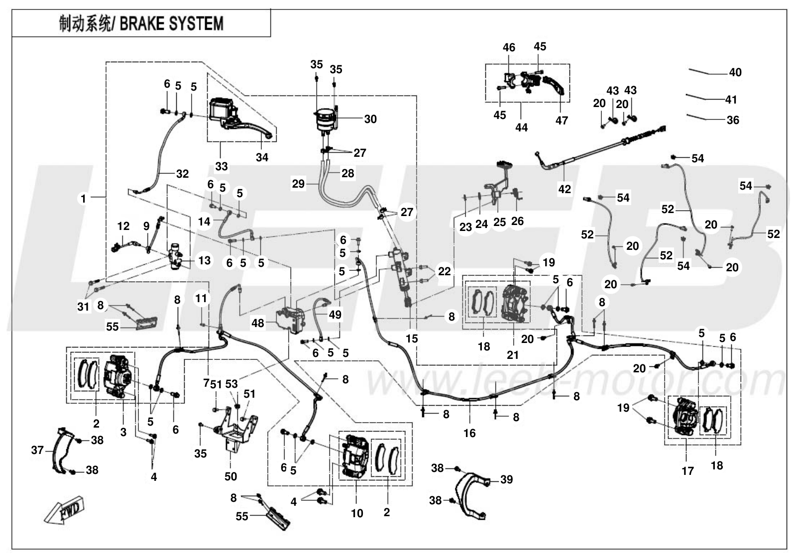 F08 BRAKE SYSTEM F08 BRAKE SYSTEM