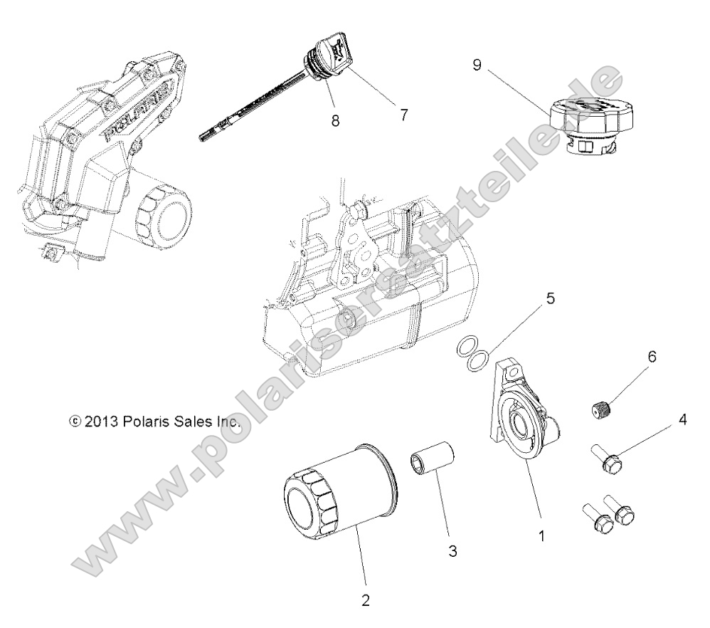 Engine, Oil Filter and Dipstick Engine, Oil Filter and Dipstick