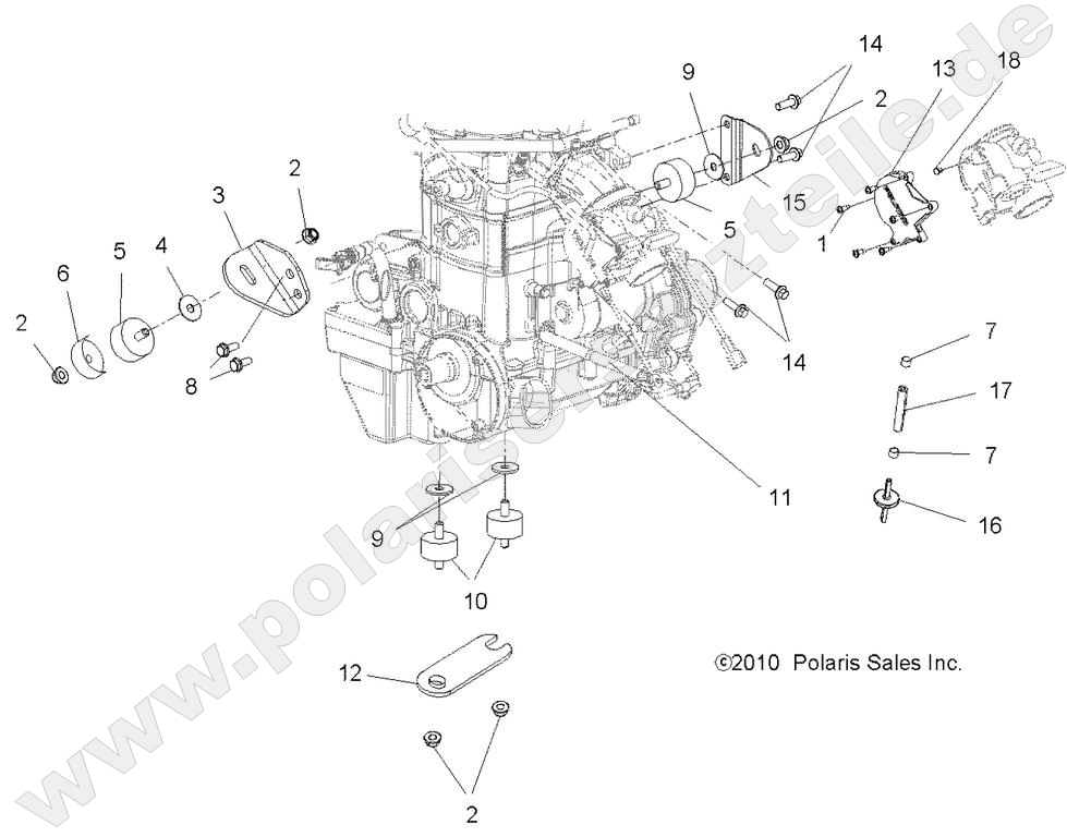 ENGINE, MOUNTING