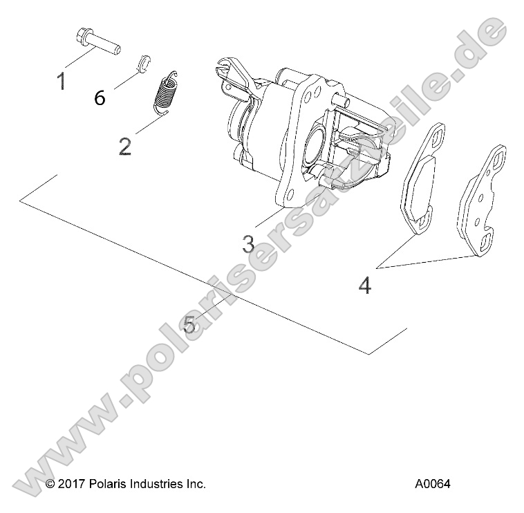 Brakes, Caliper, Rear Brakes, Caliper, Rear