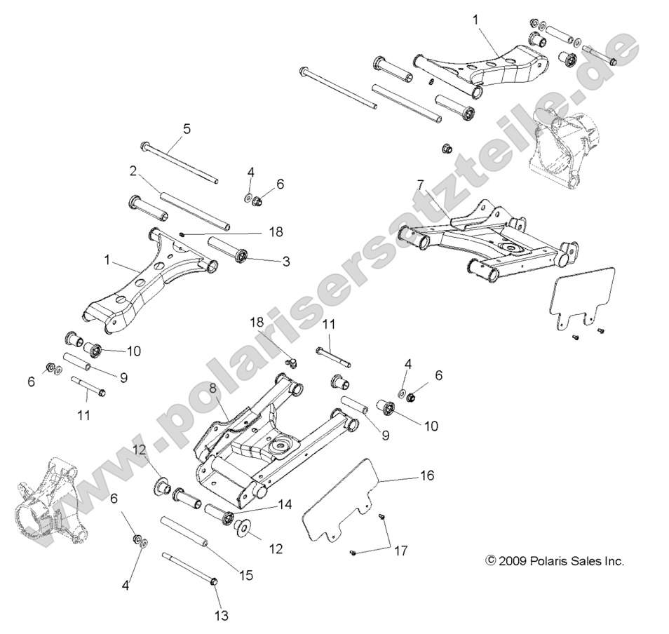 SUSPENSION, REAR CONTROL ARMS SUSPENSION, REAR CONTROL ARMS