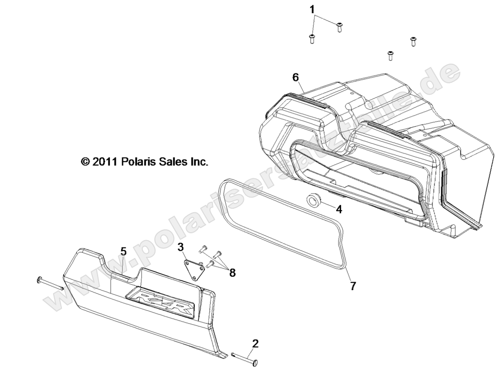 BODY, GLOVEBOX BODY, GLOVEBOX