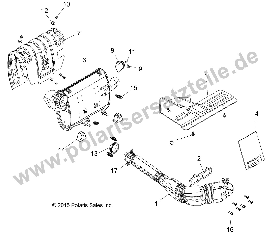 ENGINE, EXHAUST SYSTEM ENGINE, EXHAUST SYSTEM