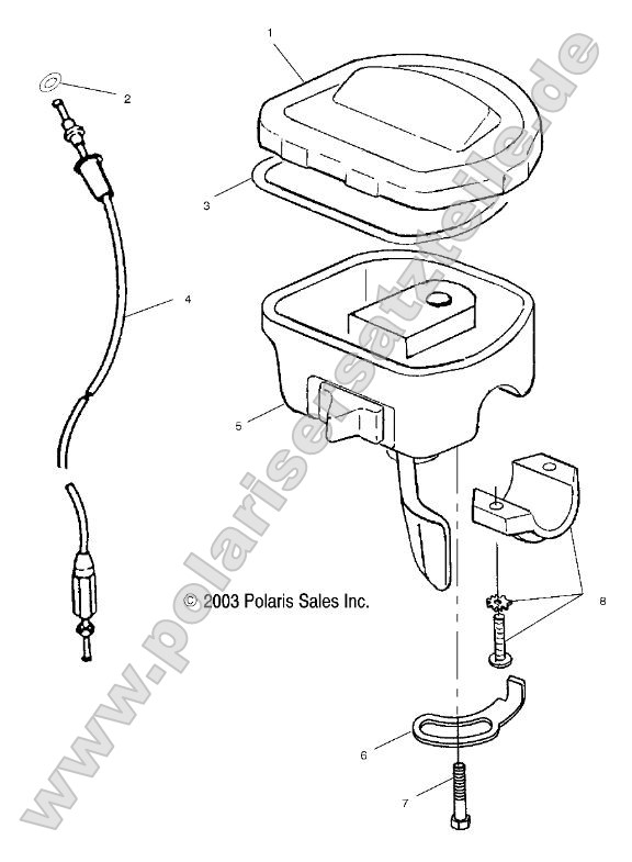 Controls/Throttle Asm/Cable Controls/Throttle Asm/Cable