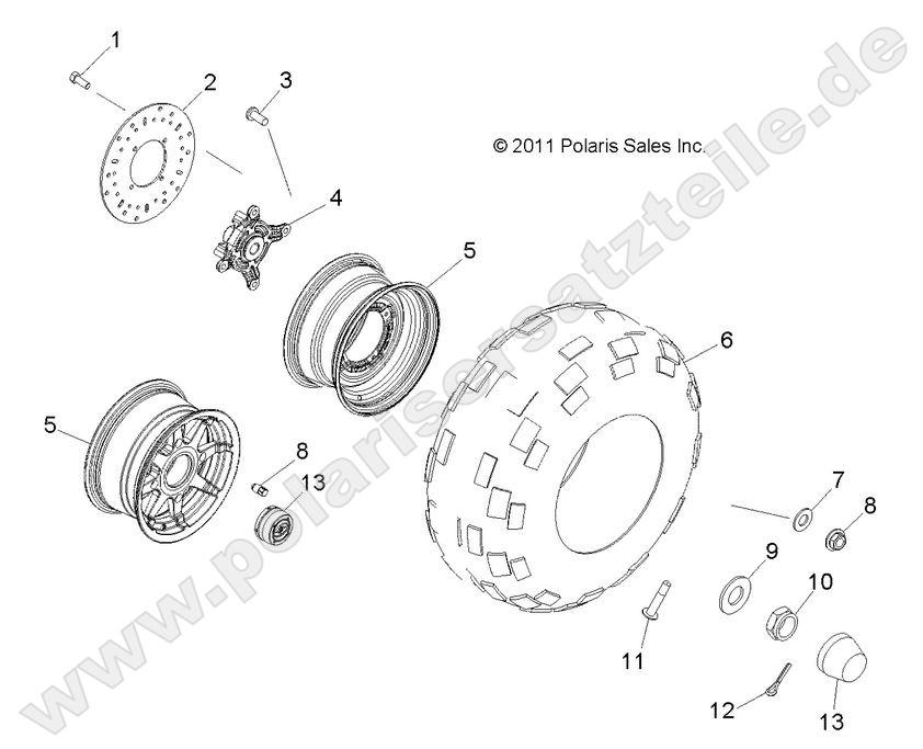 WHEELS, FRONT