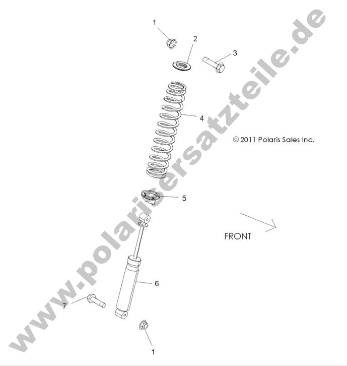 SUSPENSION, REAR SHOCK MOUNTING SUSPENSION, REAR SHOCK MOUNTING