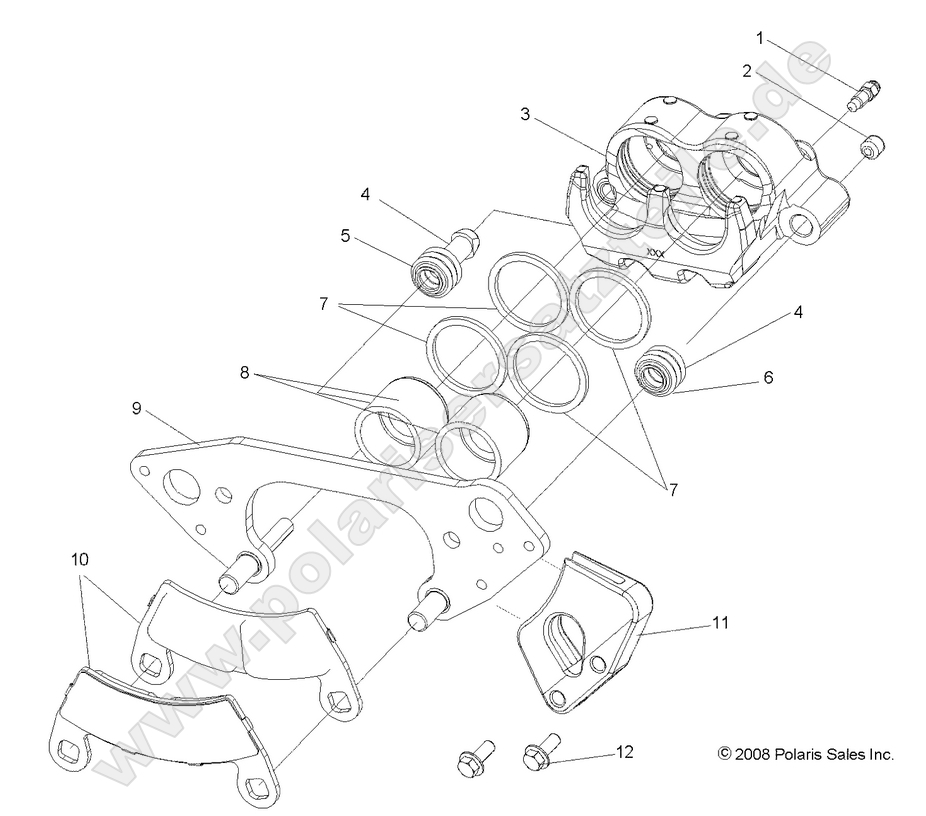 BRAKES, FRONT CALIPER BRAKES, FRONT CALIPER