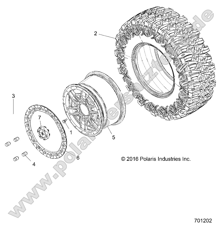 Wheels, Rear (701202) Wheels, Rear (701202)