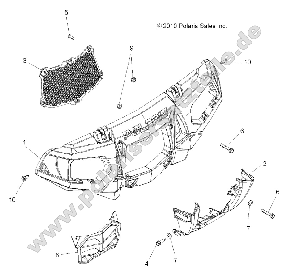 Body, Front Bumper and Mounting Body, Front Bumper and Mounting