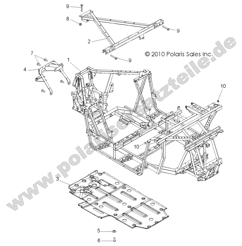 CHASSIS, MAIN FRAME and SKID PLATE