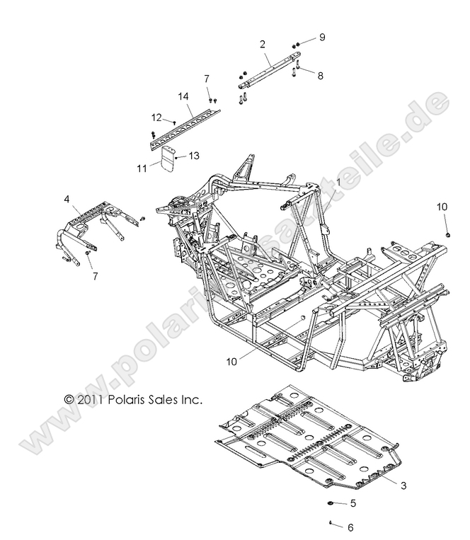 CHASSIS, MAIN FRAME and SKID PLATE CHASSIS, MAIN FRAME and SKID PLATE