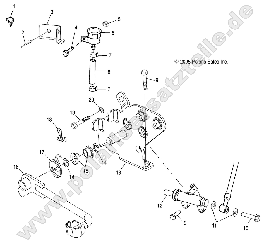 BRAKE, REAR MASTER CYLINDER BRAKE, REAR MASTER CYLINDER